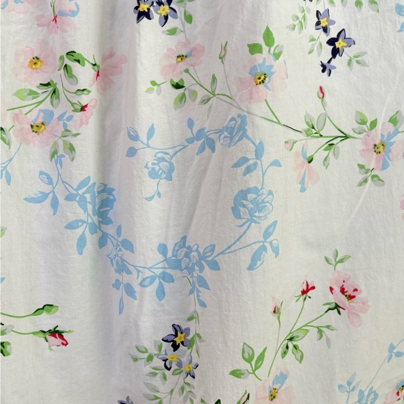 EILEEN WEST Floral Sleeveless 100% Cotton Nightgown Prairie Cottage 3X - Picture 6 of 16